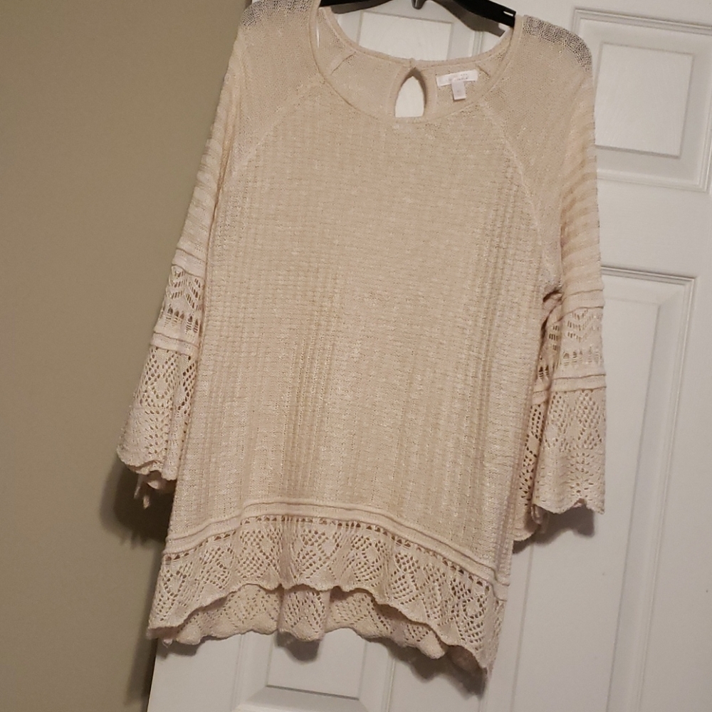 Lauren Conrad 3/4 sleeve sweater, XL